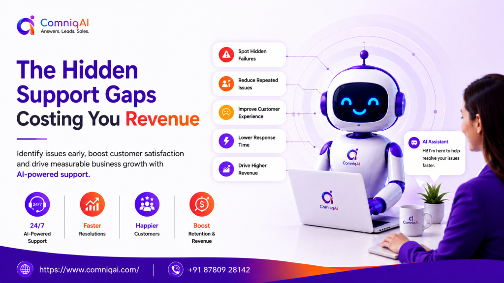 Hidden Customer Support Failures Draining Your Revenue & How ComniqAI Fixes Them